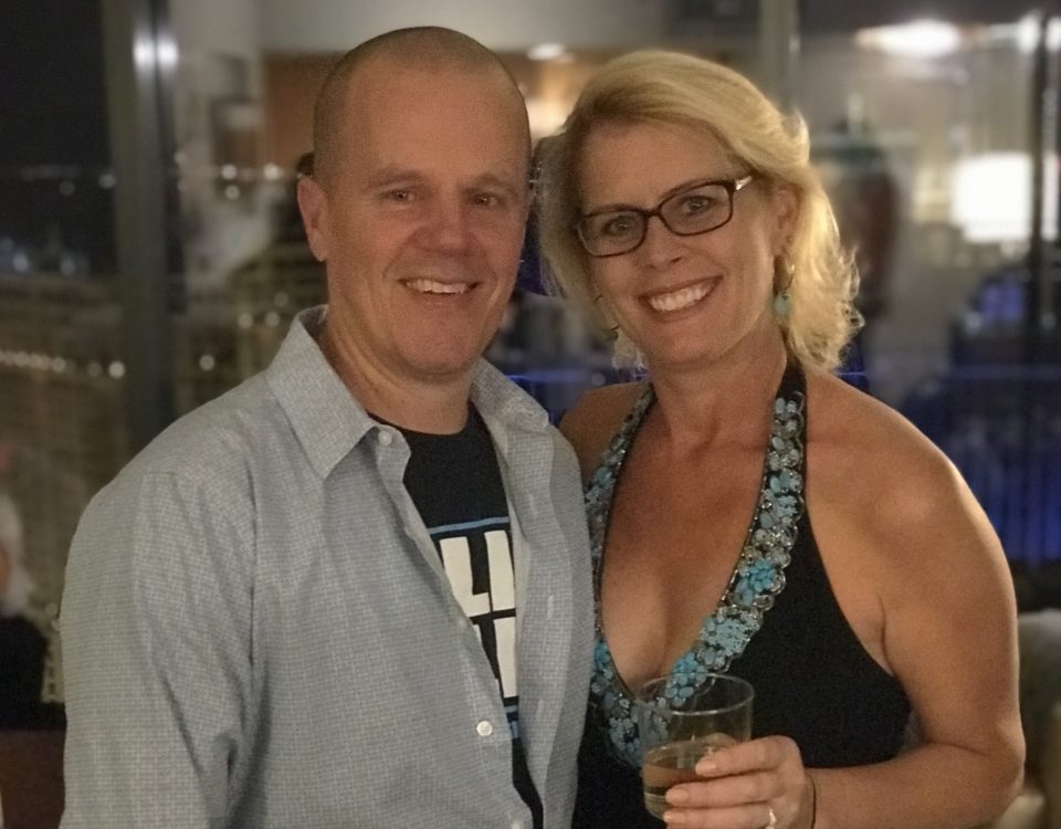 The Sonstegards celebrating their 25th wedding anniversary