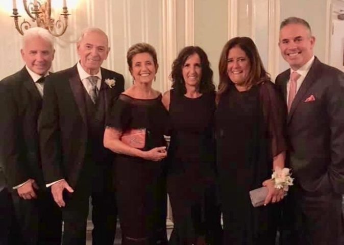 Rob Carlin's dad and some of their family dressed up together at an event