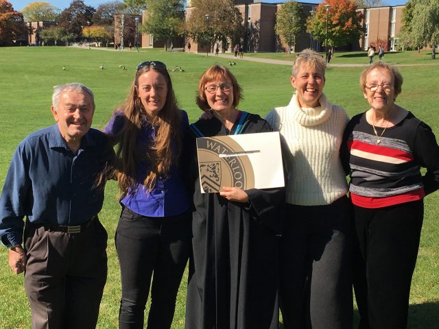 Patricia's Graduation in Masters of Public Health from Waterloo College