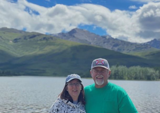 Eddie Ragland with wife