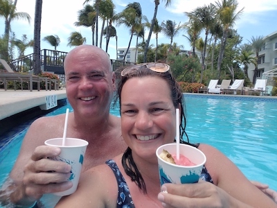 poolside drinks with Zuntags