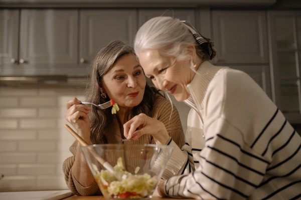 neighbors helping seniors