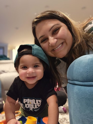 Hetal and Aria hanging out and playing with toys around the house