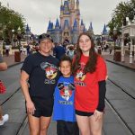 Hyness and her kids at Disney World