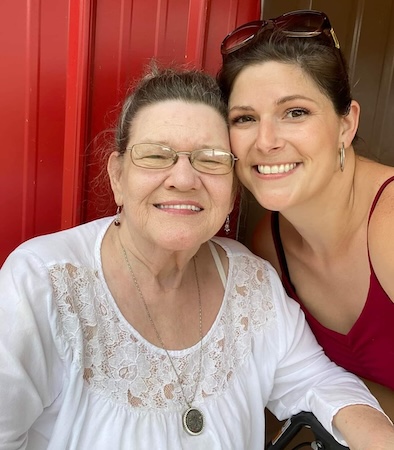 Mary Duncan and her daughter